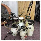 (5) SPRAYERS 1-2 GAL