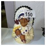 NATIVE AMERICAN COOKIE JAR-TONE WORLD SMC 1999