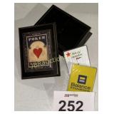 WOODEN PLAYING CARD STORAGE BOX