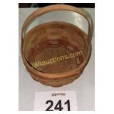 LONGABERGER COOKIE BASKET (CHRISTMAS COLLECTION