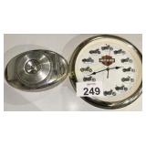HARLEY-DAVIDSON CLOCK AND COVER