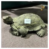 LARGE PLASTIC TURTLE DECOR