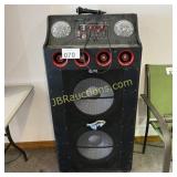 TECHNICAL PRO 10,000 WATT 15" LED SPEAKER SYSTEM
