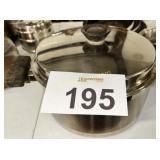 STAINLESS STEEL POT (MISSING HANDLE)