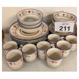 PLATES, BOWLS, SAUCERS, COFFEE CUPS