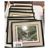PICTURE FRAMES W/PICTURES (KTUL,CBS, LAKE,