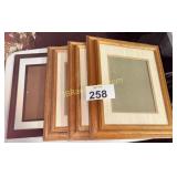 (4) WOOD PICTURE FRAMES