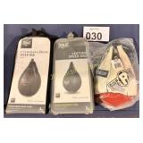 (3) EVERLAST SPEED BAGS - (1) RINGSIDE SPEED BAG