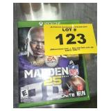 XBOX ONE MADDEN '25 GAME DISC