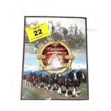 BUDWEISER 75TH ANNIVERSARY 2008 METAL SIGN