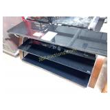 GLASS TELEVISION STAND