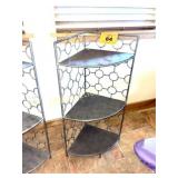 METAL CORNER SHELF (MATCHES LOTS 82 & 83)