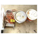 HOT PLATE, EXTENSION CORD, ETC