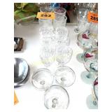 ASSORTED SETS OF STEM WARE