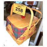 LONGABERGER BASKET 2000 CHRISTMAS COLLECTION