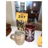 STONE PITCHER, POTTERY VASE