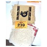 INDIAN COASTERS AND DOILIES