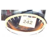 WOOD BOWL BASKET WEVE RIM