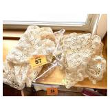 ANTIQUE TABLE CLOTHS (2)