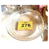 GLASS PIE PLATES (PICTURE COMING)