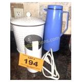 COFFEE GRINDER, KARAFFE