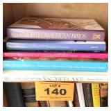 STACK OF BOOKS; BIRDS, ETC