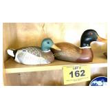 CARVED WOOD DUCK DECOYS