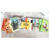 TRAVEL BOOKS AND GAME BOOKS.