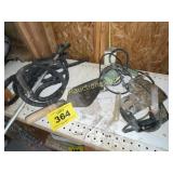 DRILLS, LIGHT AND HOSE ATTACHMENT