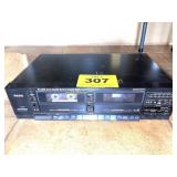 TEAC DUAL CASSETTE PLAYER STEREO COMPONENT