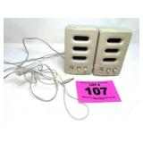 VINTAGE LABTEC COMPUTER SPEAKERS