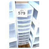 (2) 5-DRAWER CRAFT ORGANIZERS