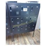 9 DOOR LOCKER WITH KEYS