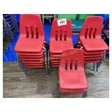 21 RED CHAIRS - 21 TIMES THE MONEY