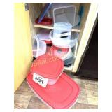 PLASTIC STORAGE CONTAINERS