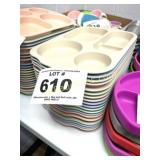 (19) TODDLER MEAL TRAYS