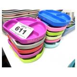 (11) SUCTION CUP FOOD PLATES