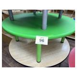 GREEN ROUND TODDLER TABLE