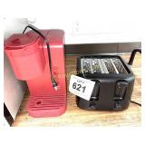 KEURIG COFFEE MAKER, TOASTER