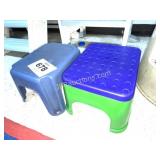 (2) STEP STOOLS