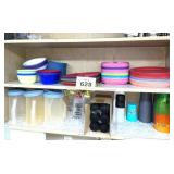 PLASTIC TRAYS, BOWLS, PITCHERS