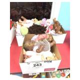 (3) BOXES ASSORTED DOLLS