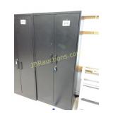 32' WIDE METAL STORAGE SHELF LOCKING