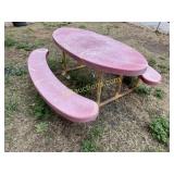 COMMERCIAL OUTDOOR PICNIC TABLE
