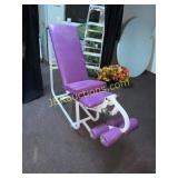 HYDRAULIC LEG EXTENSION EXERCISE MACHINE