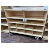 LAKESHORE STORAGE SHELVING ON CASTERS