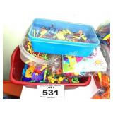 MAGNETIC LETTERS, MISC. TOYS