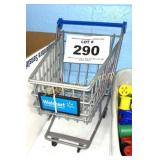 MINIATURE WALMART SHOPPING CART
