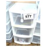 3-DRAWER PLASTIC CABINET