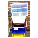 PLASTIC STORAGE PANS